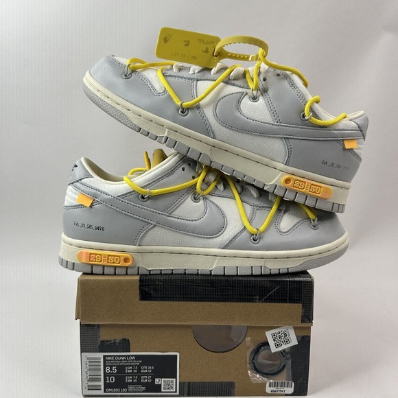 Nike Other - Nike Dunk Low x Off-White Lot 29 of 50 “Sail/Neutral Gray” 2024